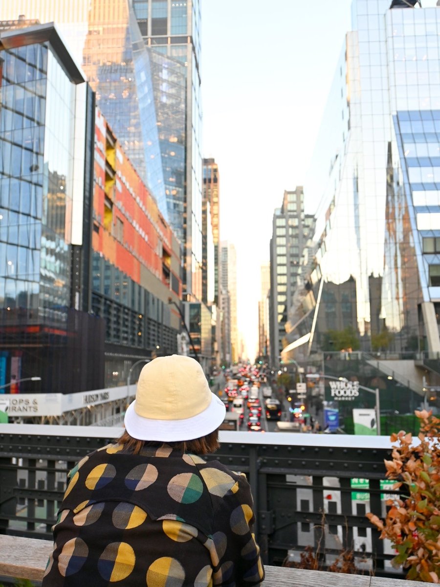 "Egghead" Linen bucket hat. Design by HO HOS HOLE IN THE WALL 🐜 Made in NYC