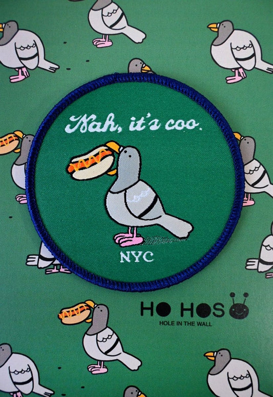 "Nah, it's coo" woven patch