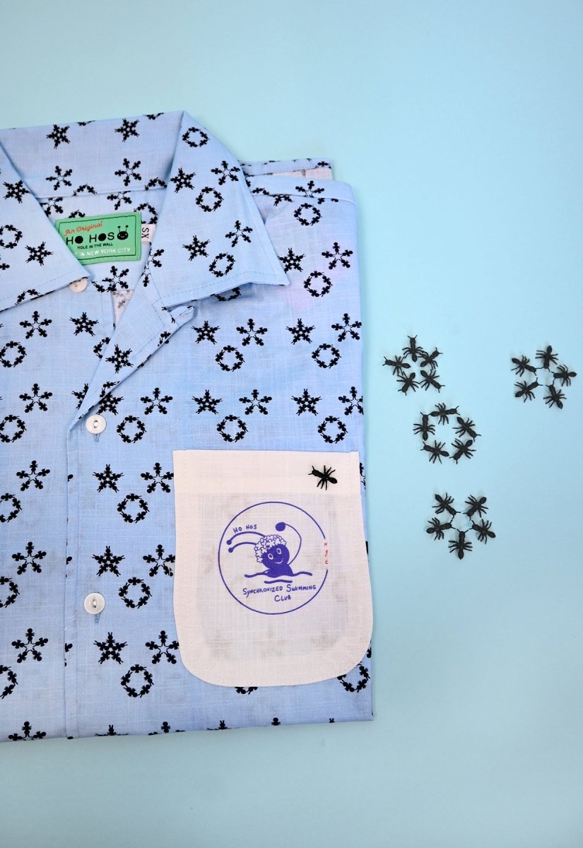 "Synchronized Swimming Club" Shirt - Blue Waters